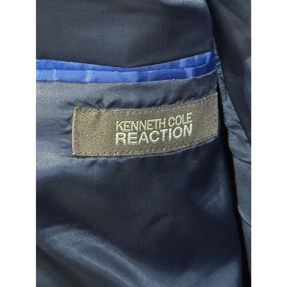 Kenneth Cole Reaction Navy Suit Jacket | 44L W37 - Picture 3 of 4